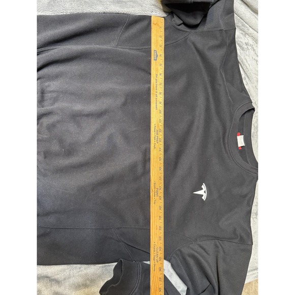 Tesla Sweatshirt Mens XL Black Crewneck Pullover Embroidered Fleece TSLA7865 - Picture 6 of 10